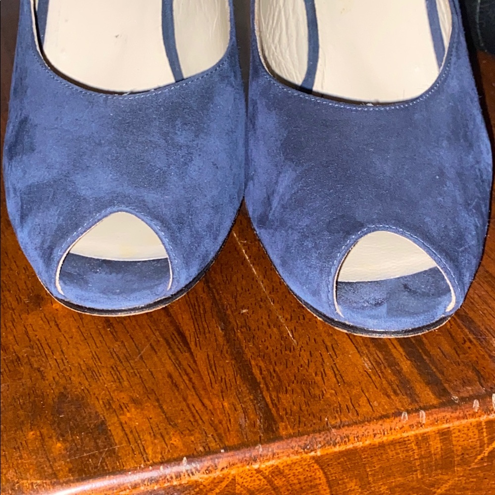 JONATHAN peep toe leather heels - Picture 2 of 11
